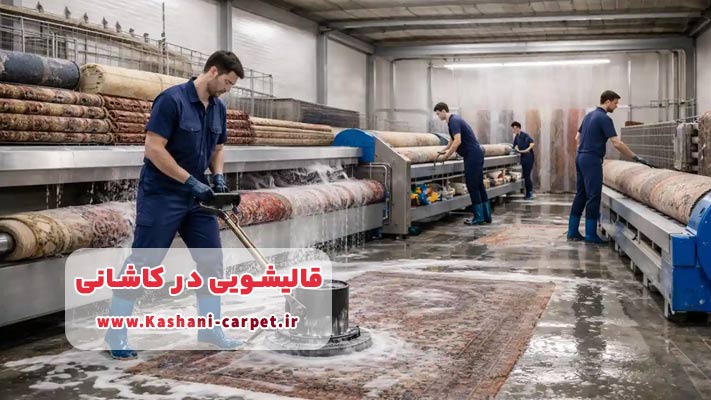 معرفی بهترین قالیشویی در کاشانی + لیست خدمات